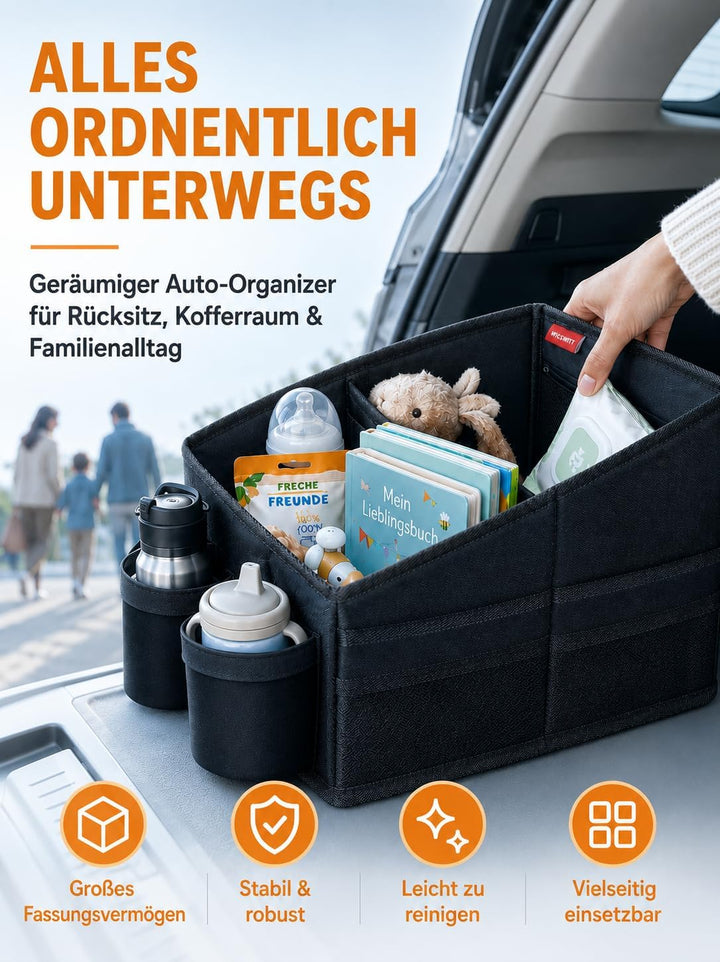 WOCVRYY Autositz Organizer Auto Zubehör Innenraum Frauen Kinder Rücksitz Beifahrersitz Organizer für