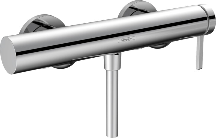 hansgrohe Wannenarmatur Finoris, Aufputz Brausebatterie, Duscharmatur für 1 Funktion, Chrom Chrom Du