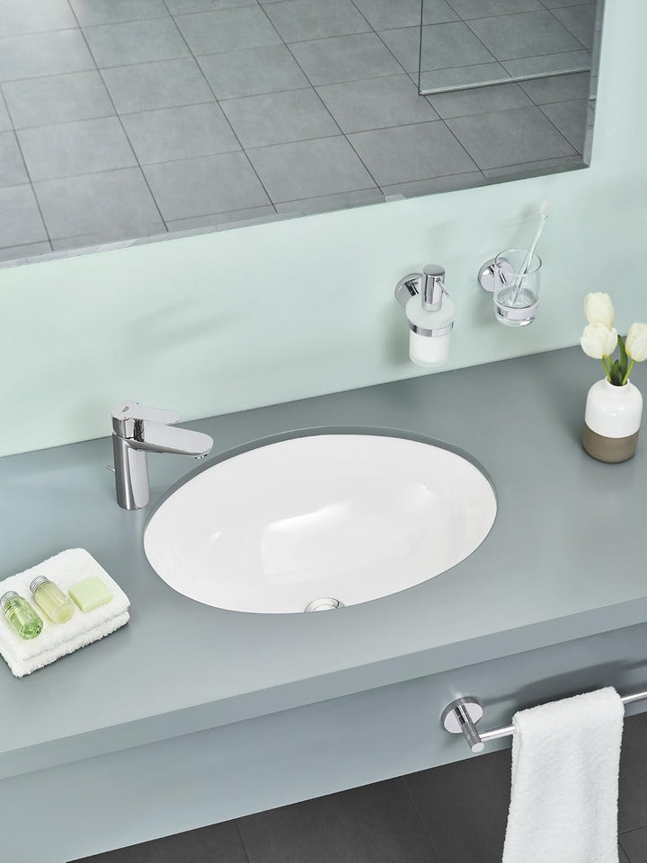GROHE BauEdge | Badarmatur - Einhand-Wannenbatterie, chrom | 23334000 &amp; BauEdge | Badarmaturen-Einha