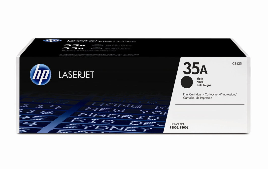 Original HP CB435A / 35A, Premium Drucker-Kartusche, Schwarz, 1500 Seiten