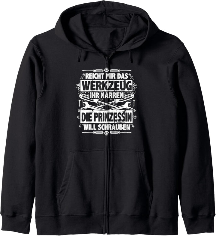 Die Prinzessin will schrauben - Mechanikerin Kapuzenjacke