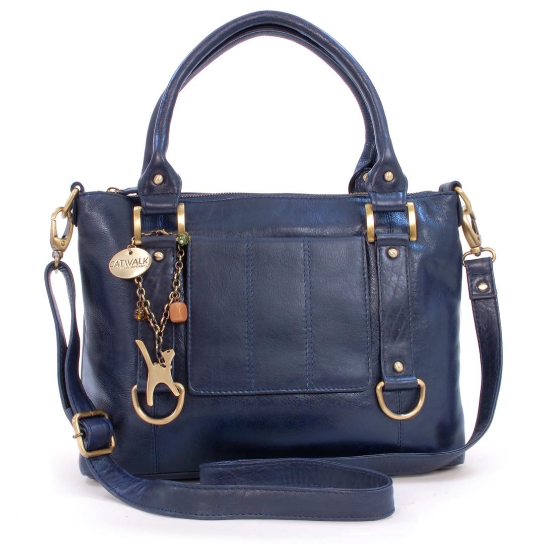 Catwalk Collection Handbags - Leder - Umhängetasche/Handtasche - Handtasche mit Schultergurt/Schulte