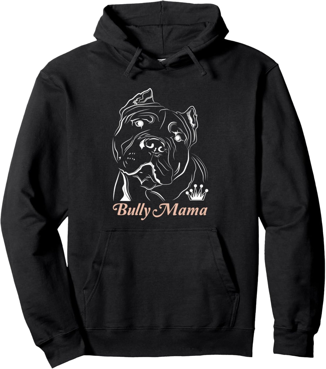 Bulldog Mama Bully Frenchie Terrier Design Hund Spass Pullover Hoodie