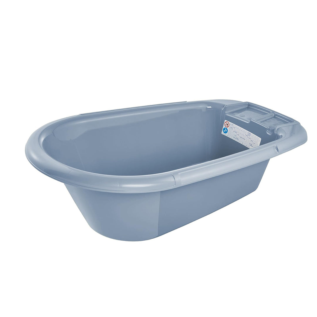 Rotho Babydesign Baby Badewanne Bella Bambina - Blaue Badewanne speziell für Babys und Kinder - Idea