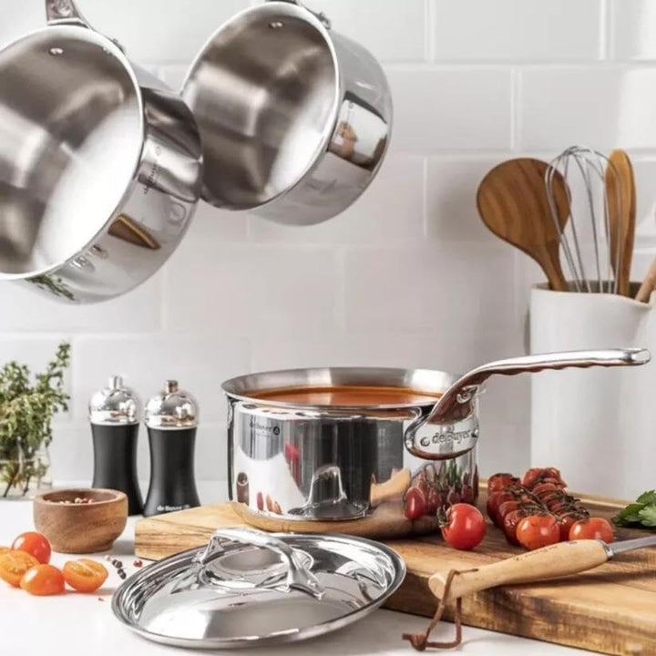 de Buyer - Stielkasserolle Affinity Mit Deckel - 20cm - 3746.20, Silber