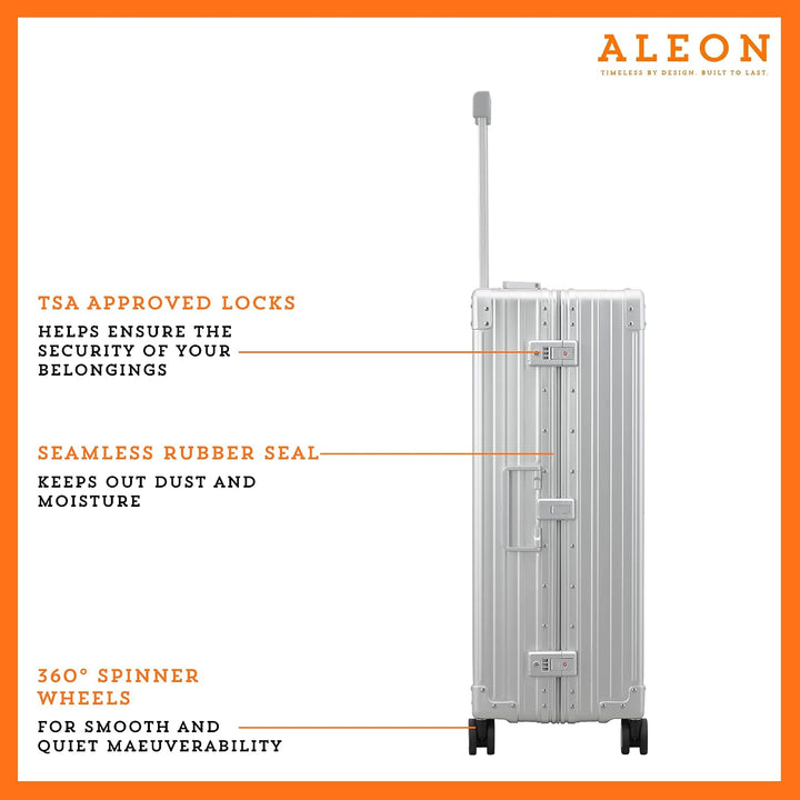 Aleon 30 Macro - 4-Rollen-Trolley 76.5 cm Silver 76 cm Silber, 76 cm Silber