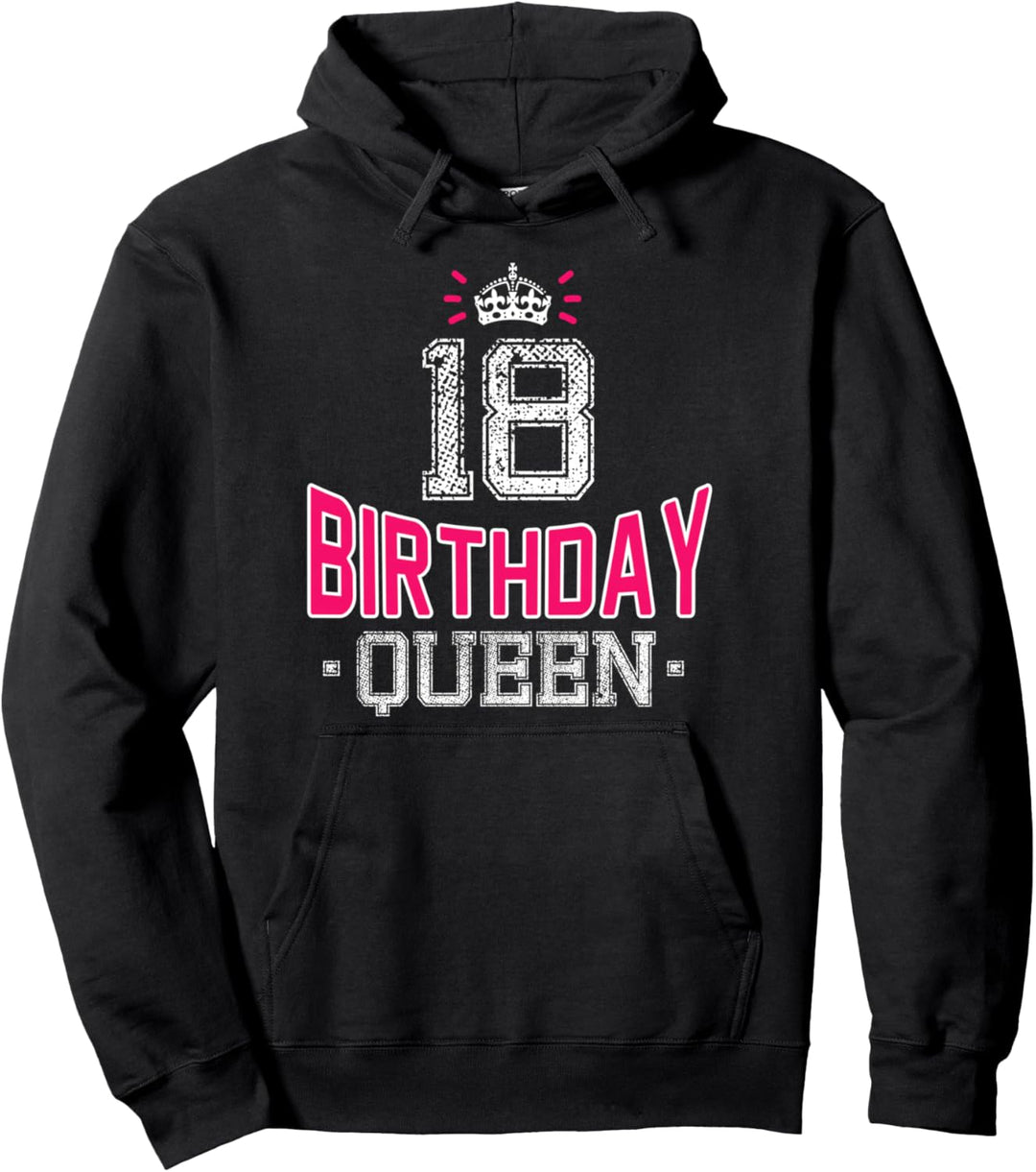 18. Geburtstag Geschenk Jahrgang 2005 Birthday Queen Krone Pullover Hoodie