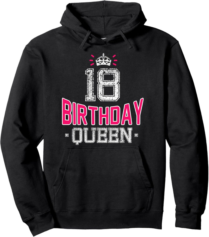 18. Geburtstag Geschenk Jahrgang 2005 Birthday Queen Krone Pullover Hoodie