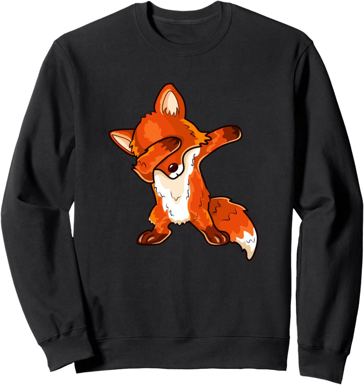 Fuchs DAB Dance Tanzender Comic Fuchs Sweatshirt