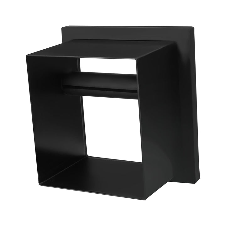 Eingebettet Eckig Abklopfbehälter für Kaffeesatz Edelstahl Kaffee Pucks Behälter Espresso-Klopfbox B