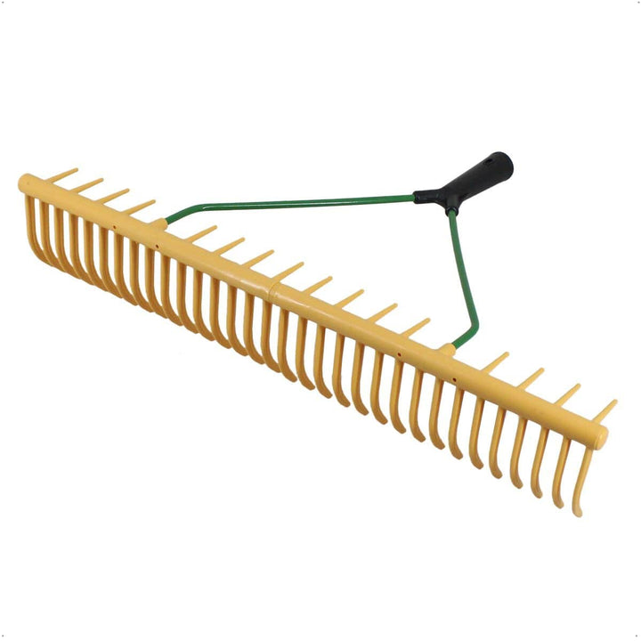 Rasenrechen mit 24 Zinken, 64 cm Breite, Laubrechen &amp; Heurechen