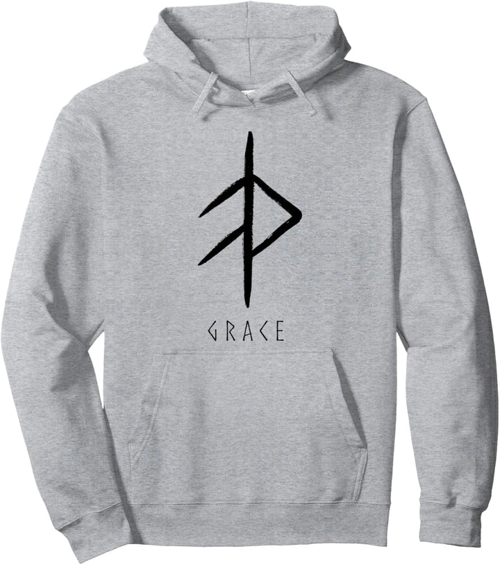 Wikinger "Anmut" Bindungsrune Pullover Hoodie