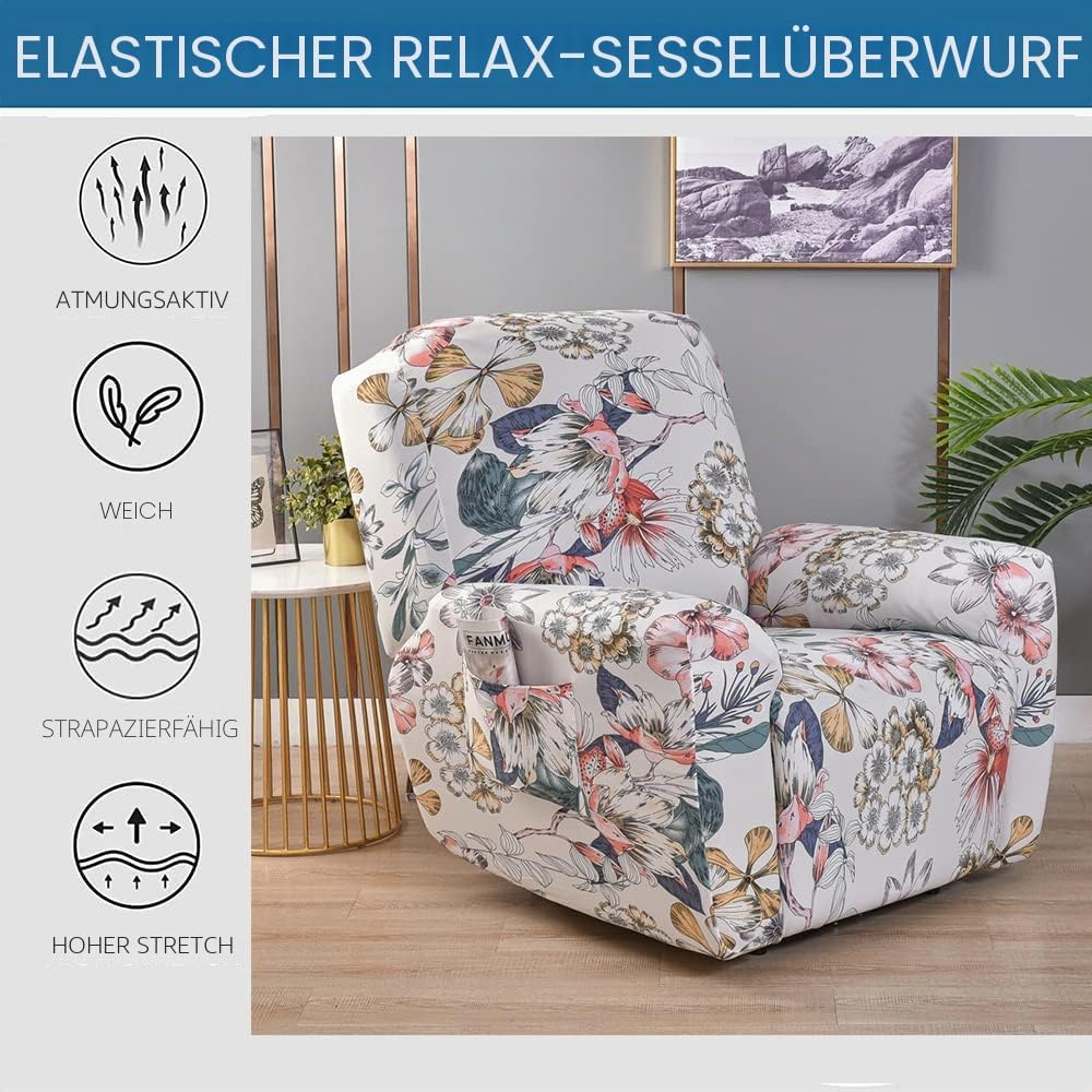 Meigeh Sesselbezug relaxsessel sesselschoner für fernsehsessel relaxsessel Lehnsessel-Abdeckung mit