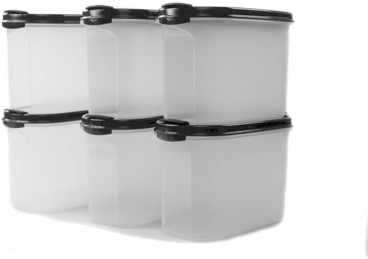 Tupperware Eidgenosse 1,1 L schwarz mit Schütte Vorratsdose Vorrat Dose Modular (6)