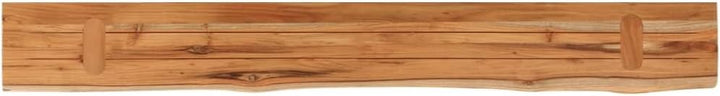 vidaXL Wandregal 180x20x2,5 cm Rechteckig Massivholz Akazie Baumkante