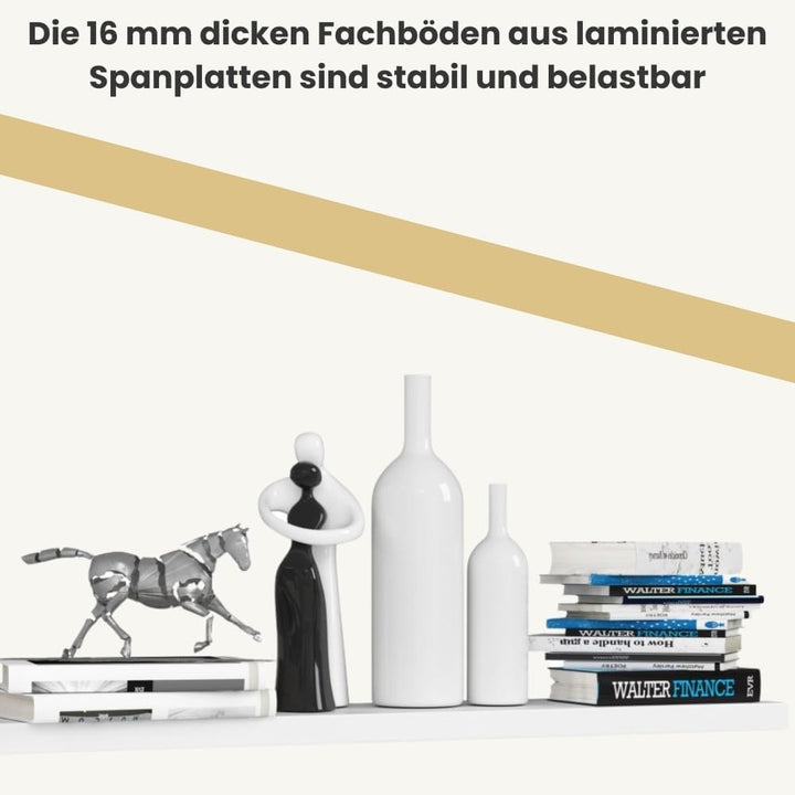 AKORD Wandregal PS-5 100 cm | Bücherregal Spielzeug Blumen Dekorationen | für Wohnzimmer Schlafzimme