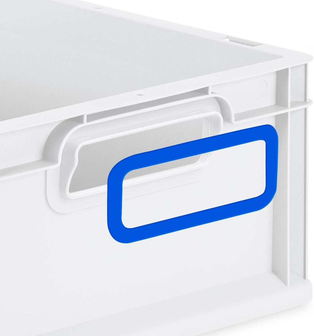 SparSet 5x Eurobox NextGen Color | HxBxT 17x30x40cm | 16 Liter | Griffe blau offen | Glatter Boden |