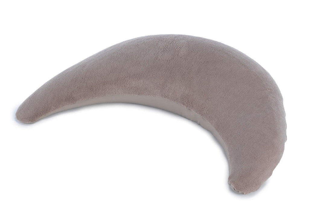 Theraline Plüschmond Kissen Taupe