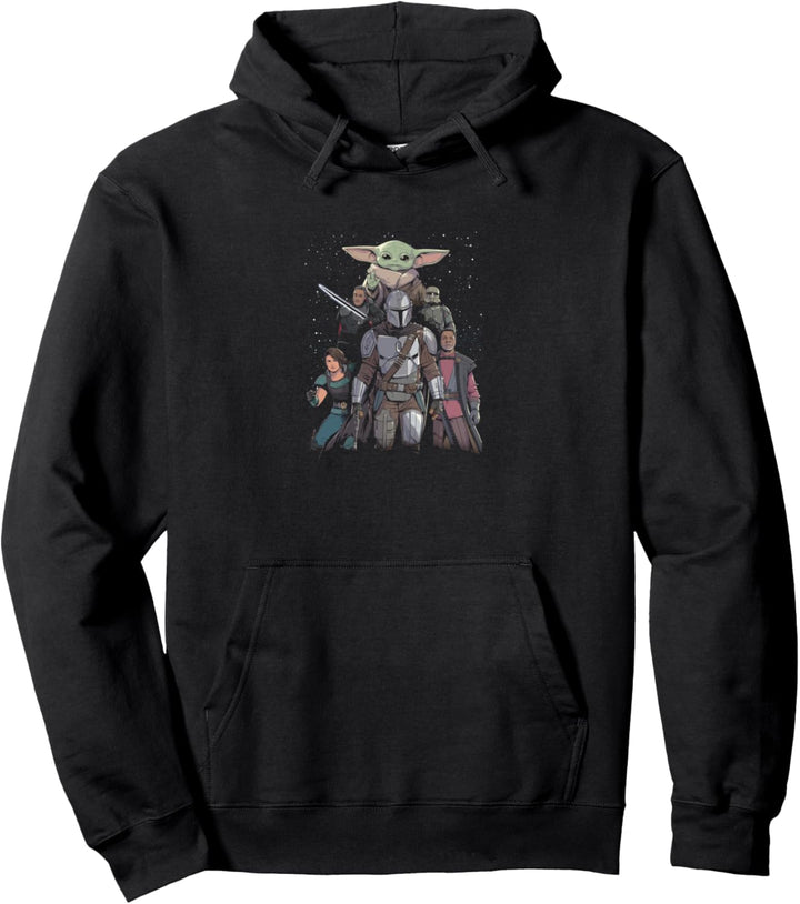 Star Wars Manalorian Movie Poster Pullover Hoodie