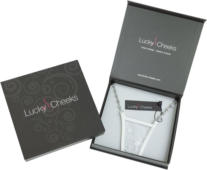 Lucky Cheeks Damen Micro String Ivory Pearl Gr. L