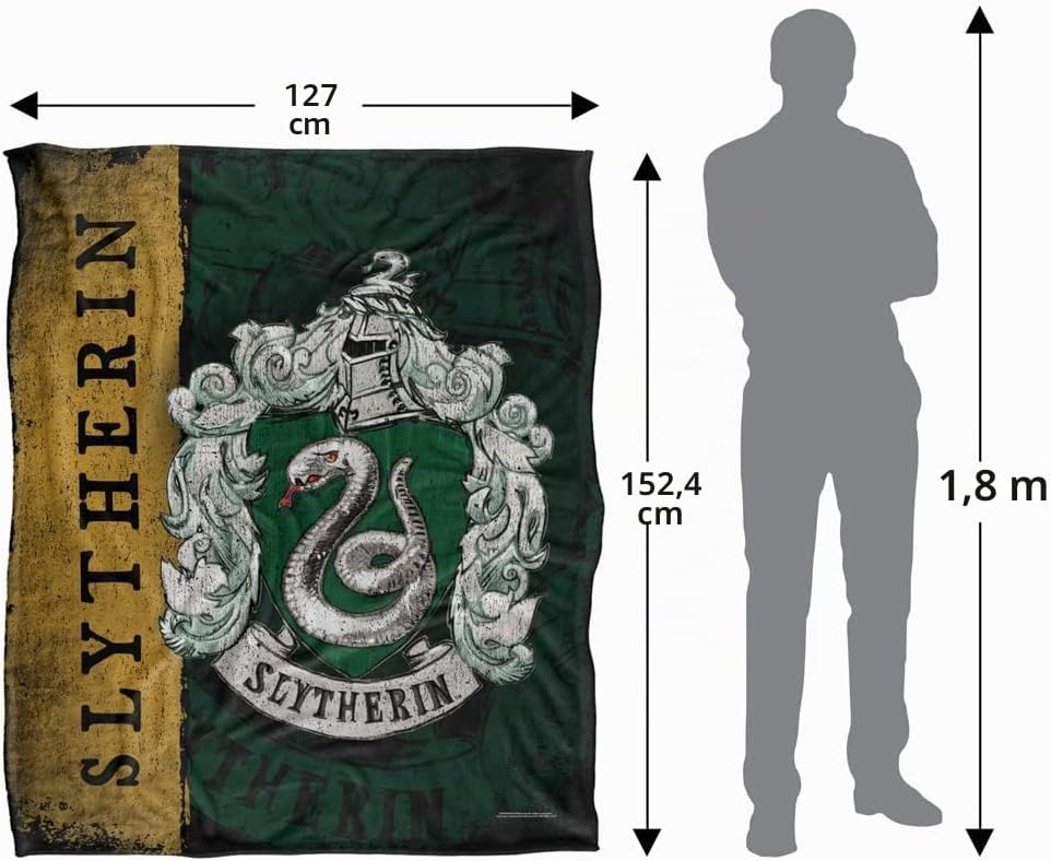 Harry Potter Silky Touch Kuscheldecke, Optimalweich, 152 x 127 cm