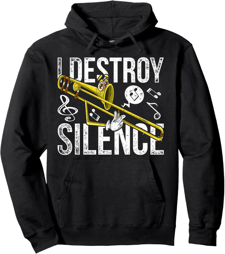 Lustiges Jazz Posaunist Geschenk Orchester Posaune Pullover Hoodie