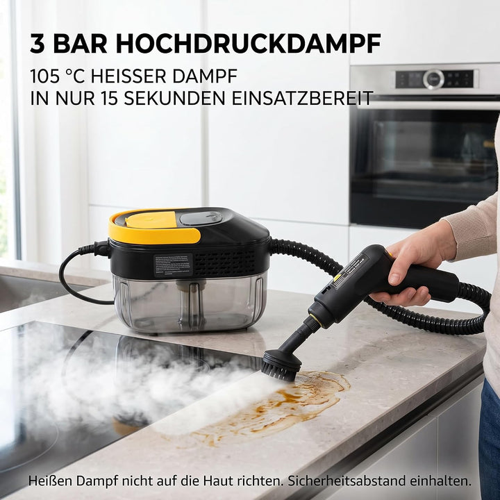 Dampfreiniger Handgerät, Handdampfreiniger für Polster &amp; Auto