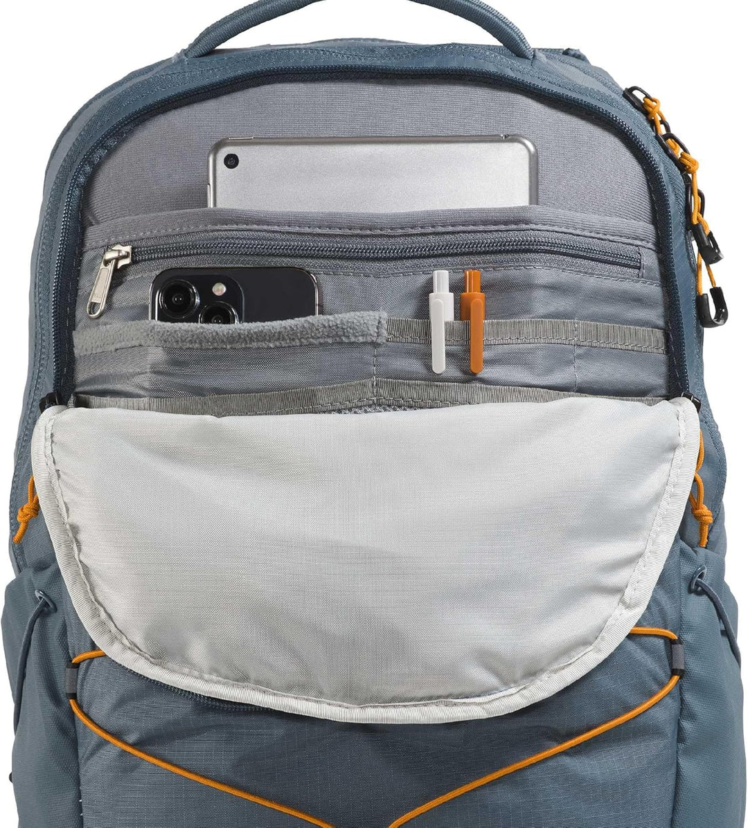 The North Face Unisex Borealis Classic Rucksack (1er Pack) Einheitsgrösse Granite Grey/Dust Orang, E