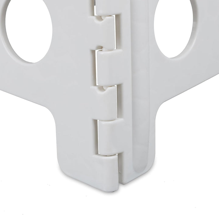 Relaxdays Klapphocker faltbar, Camping Hocker, grosser Badhocker, bis 150 kg, Kunststoff, HBT: 39 x