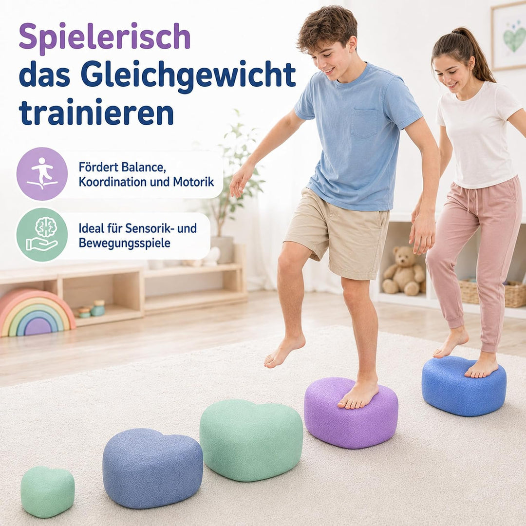 Sensorische Balanciersteine 5er Set