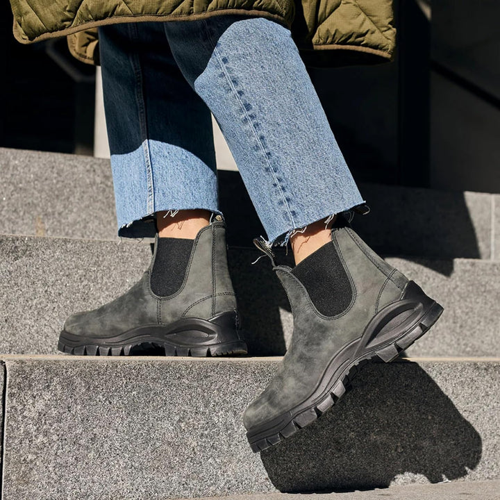 Blundstone Unisex 2240Chelsea-Stiefel 39.5/42 EU Rustikales Schwarz, 39.5/42 EU Rustikales Schwarz