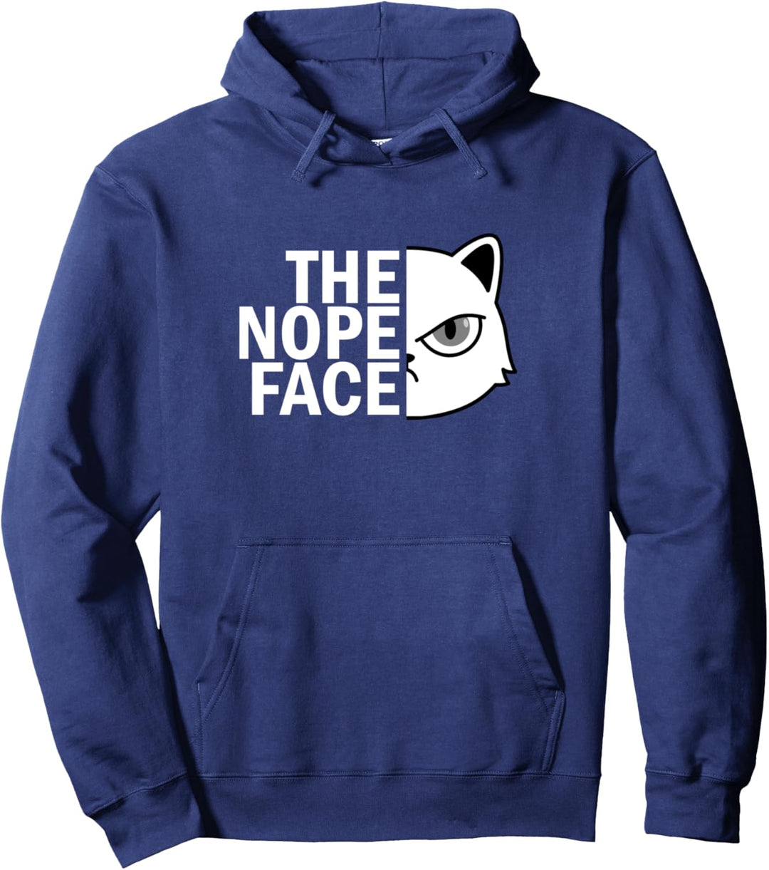 Lustiges Nope Cat Meme | Das Nope Face | Cat Mom, Cat Dad Pullover Hoodie