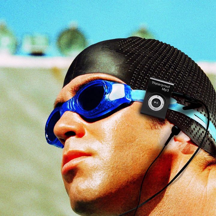 Schwimmen MP3 -Player, 8 GB HiFi Lustless Sound Unterwasser -MP3 -Player, wasserdichte Musikplayer m