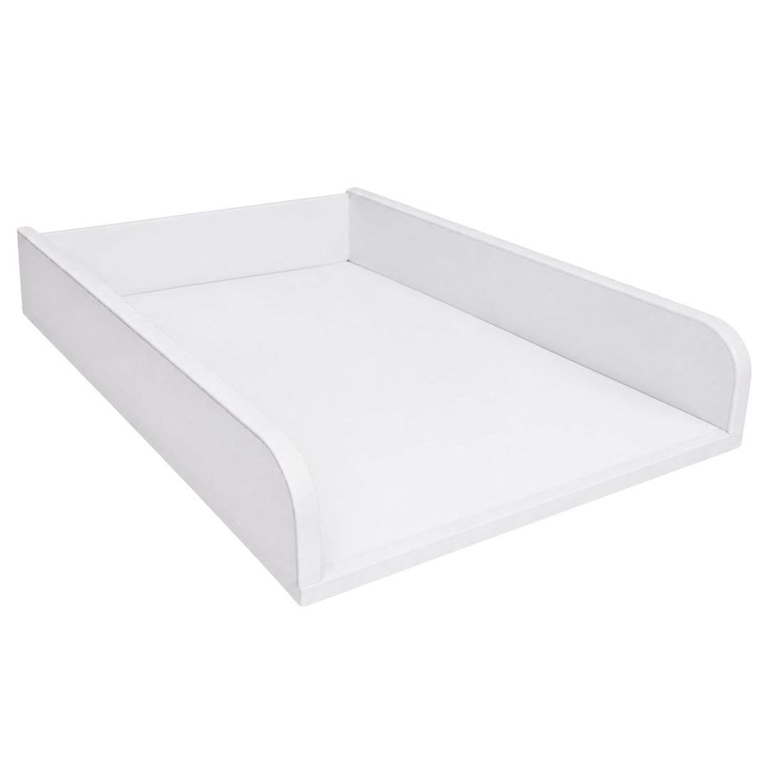 Wickeltischaufsatz, Rundseiten, Vollboden, 53,2 x 70 cm, Weiss | Wickelkommode, Wickeltisch, Wickela