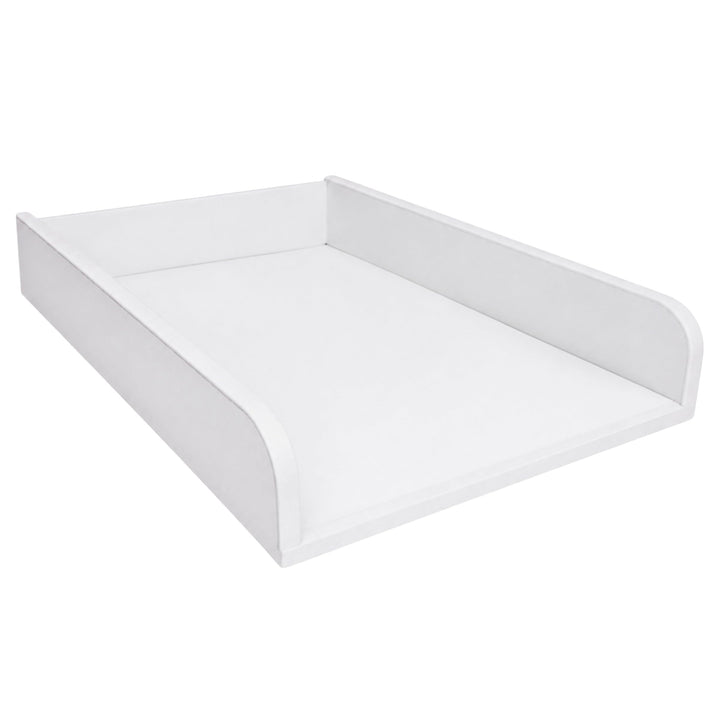 Wickeltischaufsatz, Rundseiten, Vollboden, 53,2 x 70 cm, Weiss | Wickelkommode, Wickeltisch, Wickela