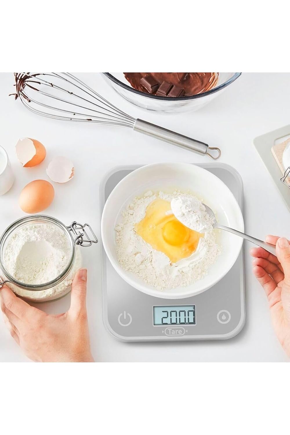 TEFAL Optiss Silber Elektronische Küchenwaage