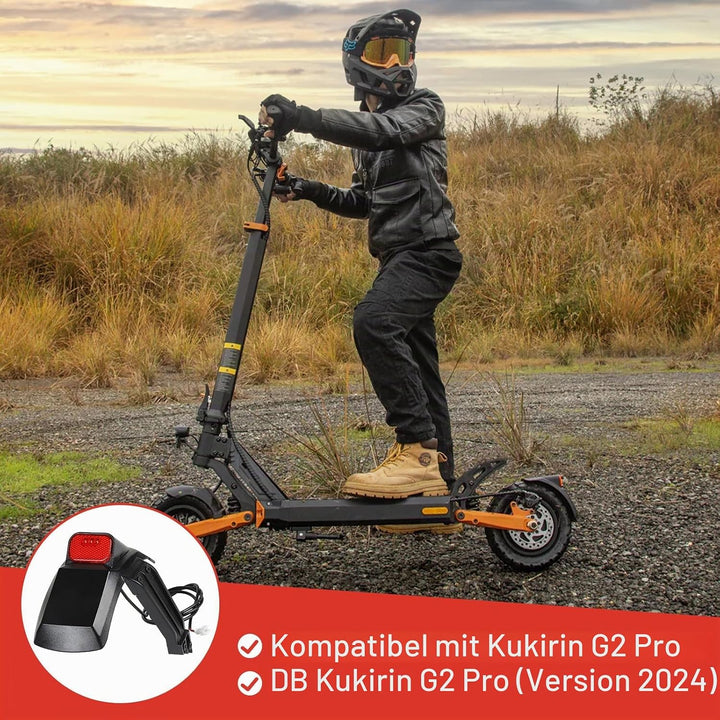 efuturetime E-Scooter Hinteres Schutzblech Kompatibel mit Kukirin G2 Pro DB