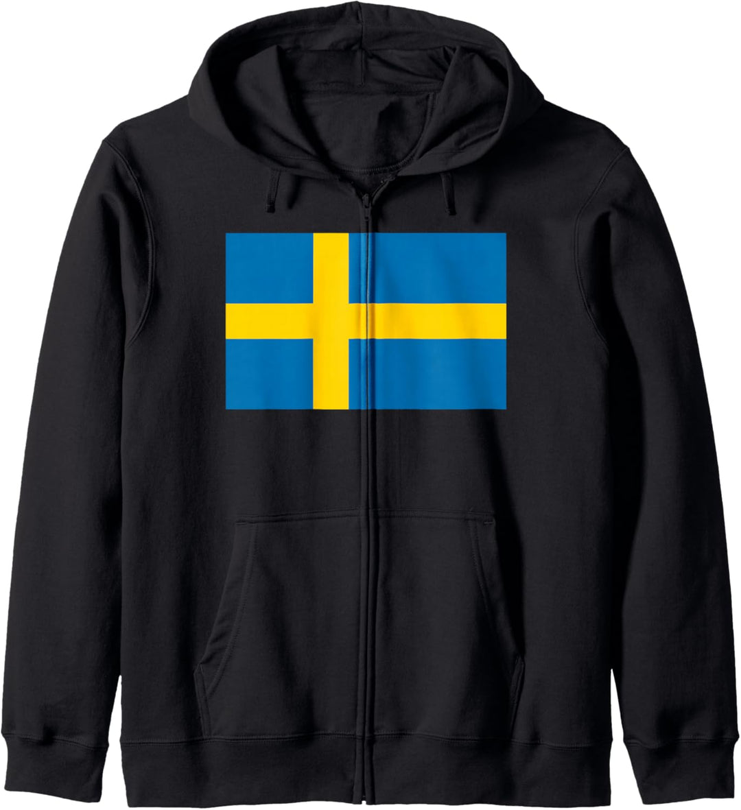 Schwedische Flagge von Schweden Kapuzenjacke