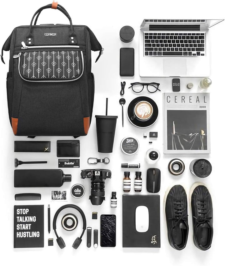 Rucksack Damen, Schulrucksack Mädchen Teenager15.6 Zoll Laptoprucksack mit Anti-Diebstahl, Arbeitsru