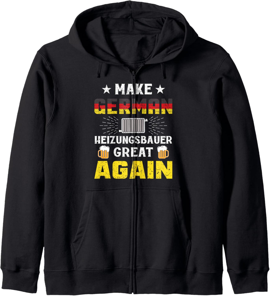 Make German Heizungsbauer Great Again Heizungsbau Kapuzenjacke
