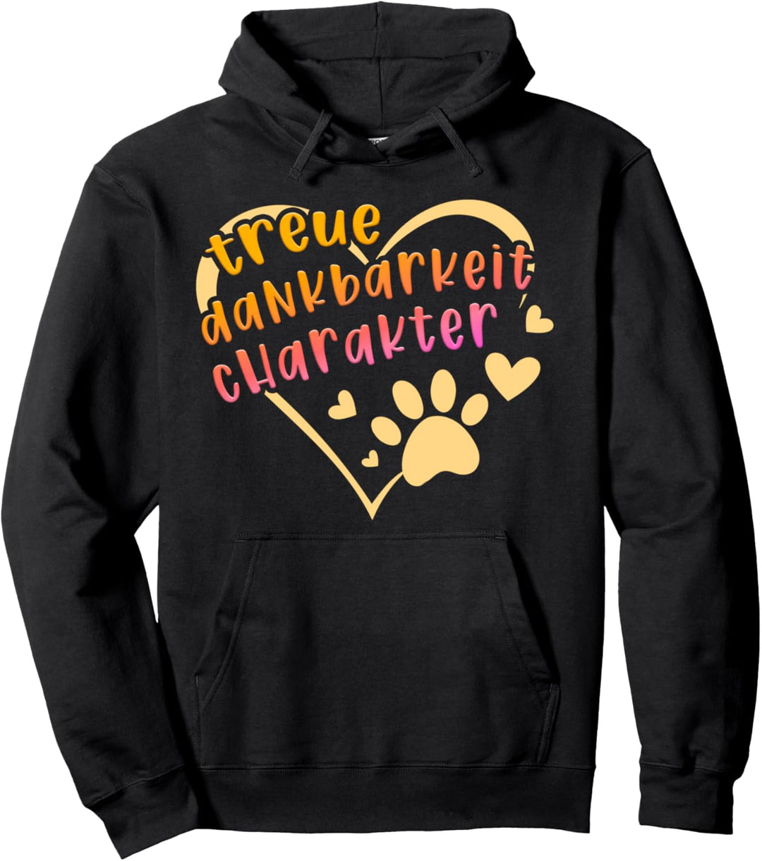 Hundespruch mit Hundemotiv Hundepfoten Hundebesitzer Damen Pullover Hoodie