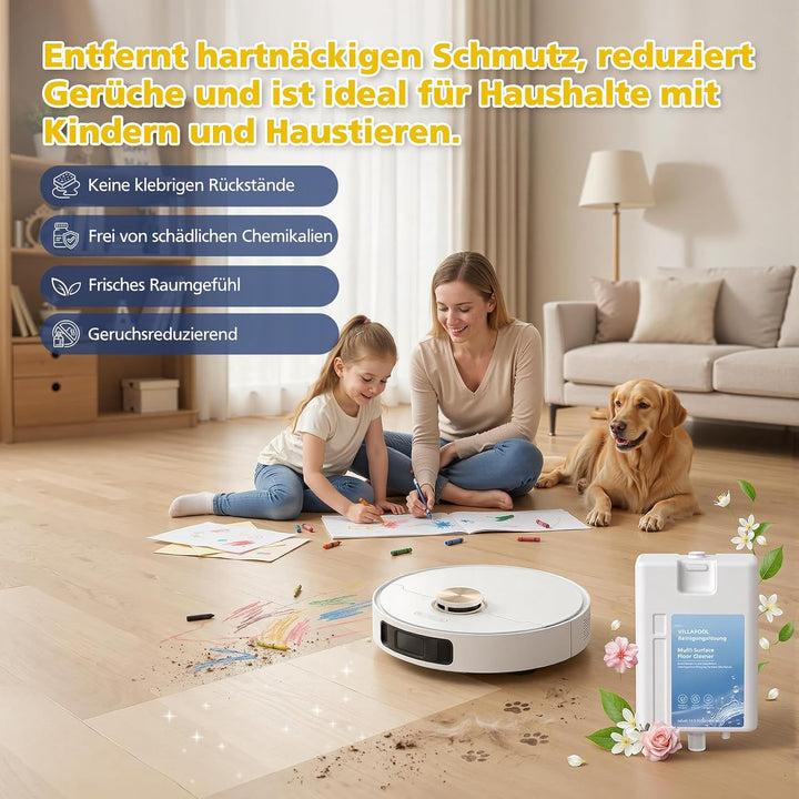 2X Reinigungsmittel Kompatibel mit Dreame L20 Ultra