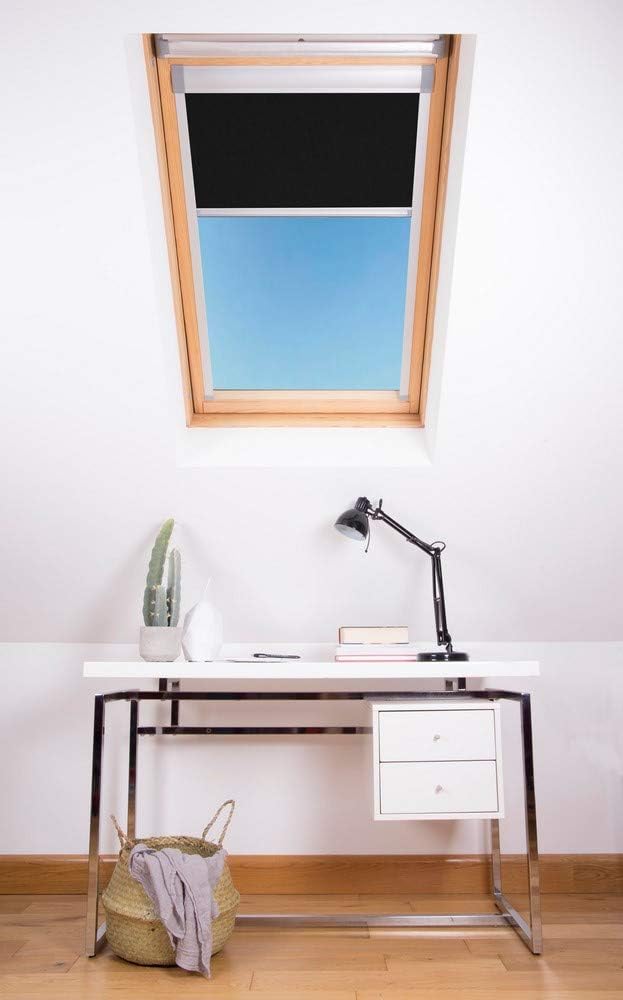 Bloc Skylight Blind Rollo 6 (78/118) für Fakro-Dachfenster, schwarz 6(78/118) Fakro Schwarz, 6(78/11