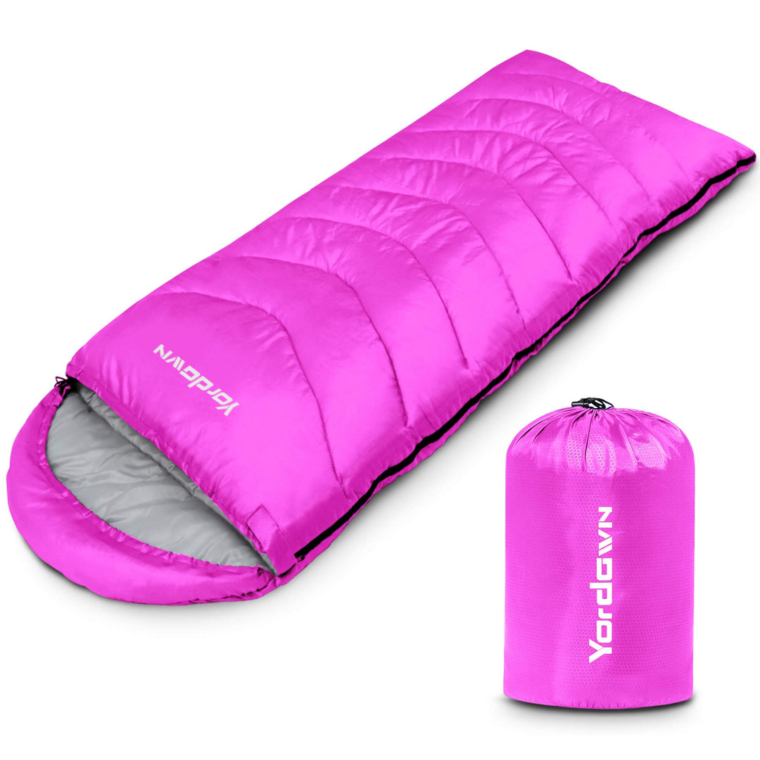Schlafsack Outdoor Camping für Erwachsene Kinder, Schlafsäcke Sommer Winter 3-4 Jahreszeiten, Decken