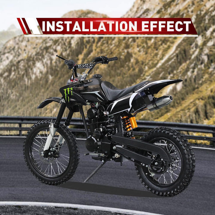 WOOSTAR 188mm Scheibenbremsplatte 4 Schrauben Montage Ersatz für 110ccm 125ccm Apollo Dirt Pitbike