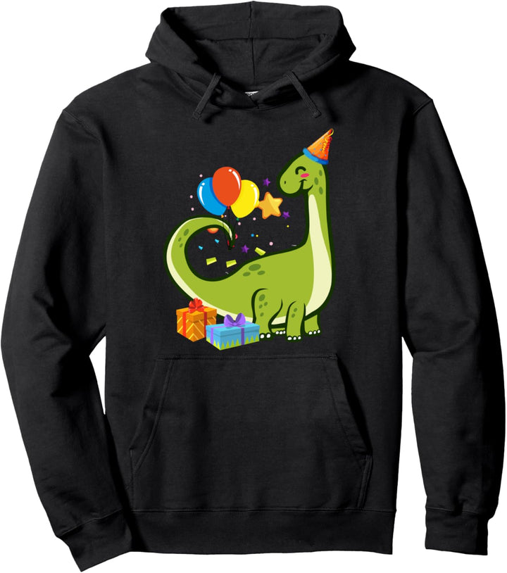 Nette Brontosaurus-Dinosaurier-Geburtstagsfeier-Feier Pullover Hoodie