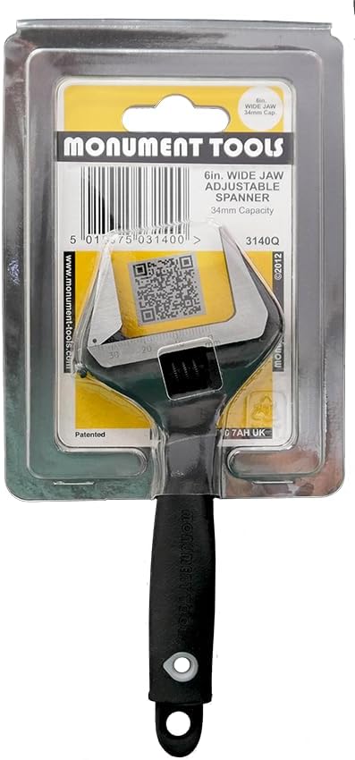 Monument 3140Q Wide Jaw Adjustable Wrench 150mm (6in) 34mm