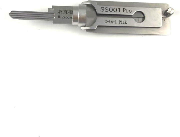 SS001 Tools Dietrich-Werkzeug für Doppel-Rillen-Türschloss, Pro 2-in-1 Decoder und Pick-Werkzeuge, S