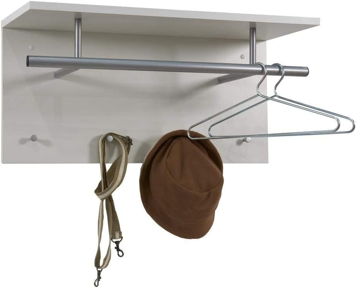 FMD Möbel, 441-101 Spot Up Wandgarderobe, melaminharz beschichtete spanplatte, masse 72.0 x 35.0 x 2