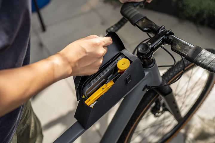 Topeak TopLoader DryShell wasserdichte Fahrradtasche mit Magnetverschluss, schwarz